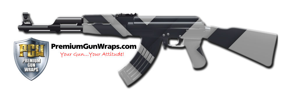 Buy Gun Wrap Geometric Grey Gun Wrap