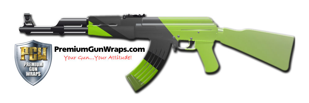 Buy Gun Wrap Geometric Lime Gun Wrap