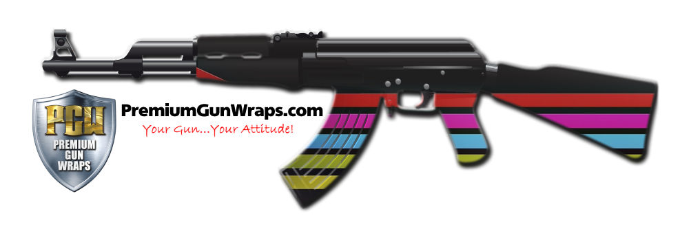 Buy Gun Wrap Geometric Rainbow Gun Wrap