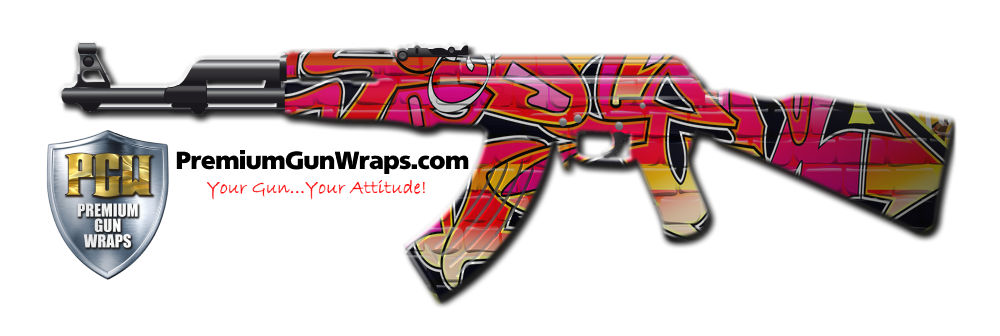 Buy Gun Wrap Graffiti Attitude Gun Wrap