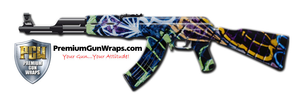 Buy Gun Wrap Graffiti Neon Gun Wrap