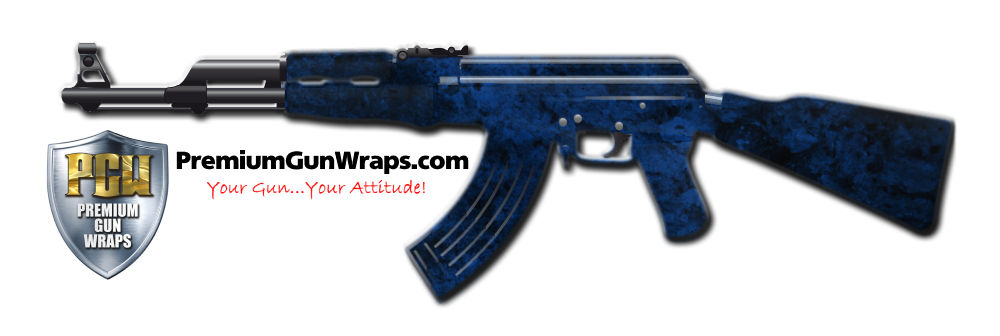 Buy Gun Wrap Grunge Blue Gun Wrap
