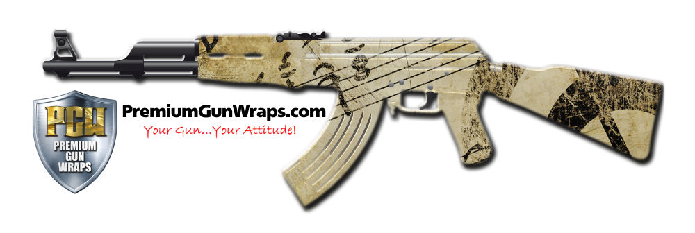 Buy Gun Wrap Grunge Music Gun Wrap
