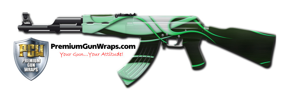 Buy Gun Wrap Hotrod Abstract Green Gun Wrap