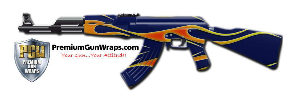 Buy Gun Wrap Hotrod Blue Left Gun Wrap