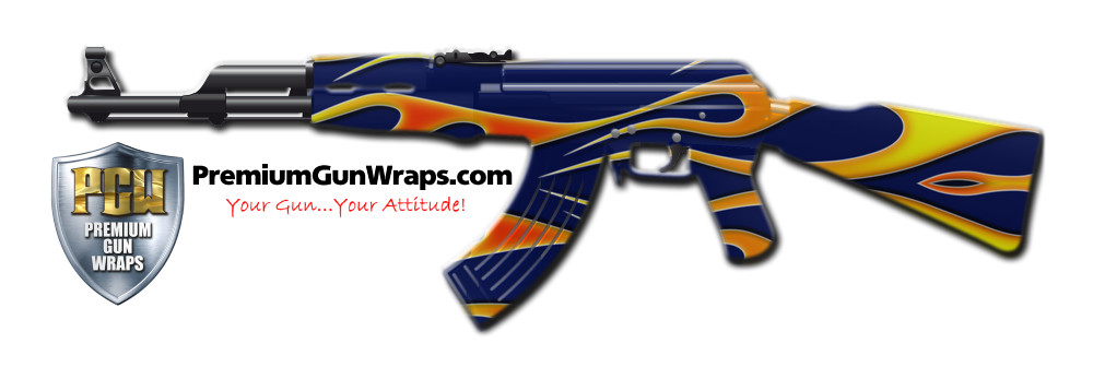Buy Gun Wrap Hotrod Blue Right Gun Wrap