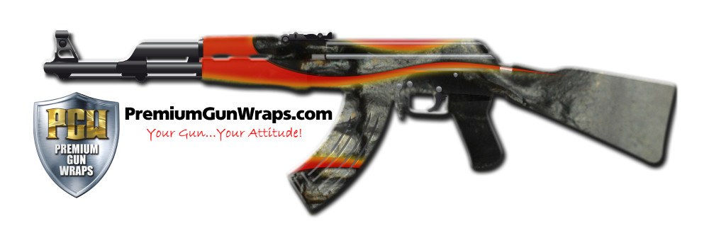 Buy Gun Wrap Hotrod Skull Flame Gun Wrap