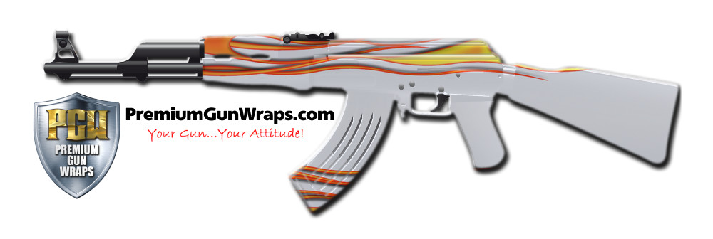 Buy Gun Wrap Hotrod White Left Gun Wrap