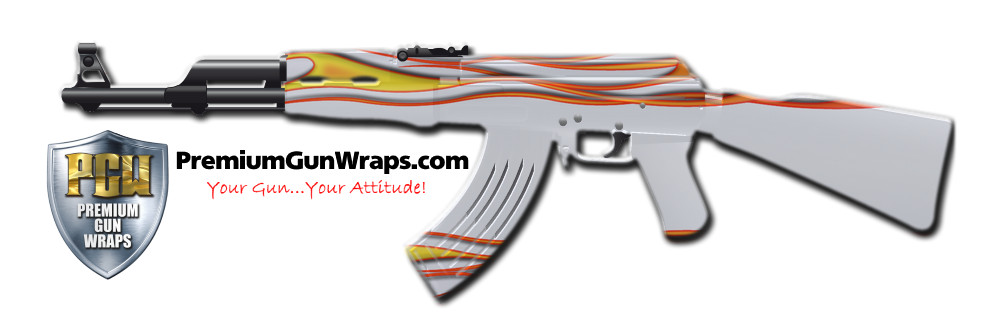 Buy Gun Wrap Hotrod White Right Gun Wrap