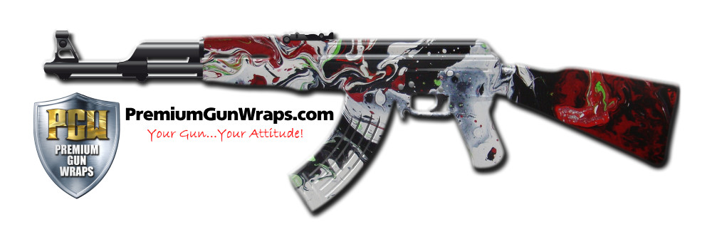 Buy Gun Wrap Paint1 Angry Gun Wrap