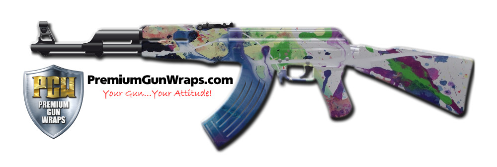 Buy Gun Wrap Paint1 Blue Gun Wrap
