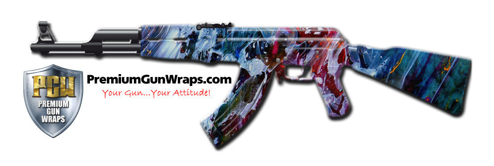 Buy Gun Wrap Paint1 Ocean Gun Wrap