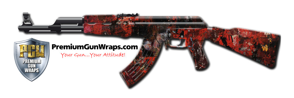 Buy Gun Wrap Paint1 Red Gun Wrap