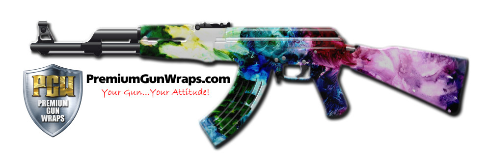 Buy Gun Wrap Paint2 Flowers Gun Wrap