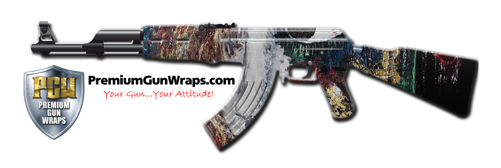 Buy Gun Wrap Paint2 Scared Gun Wrap