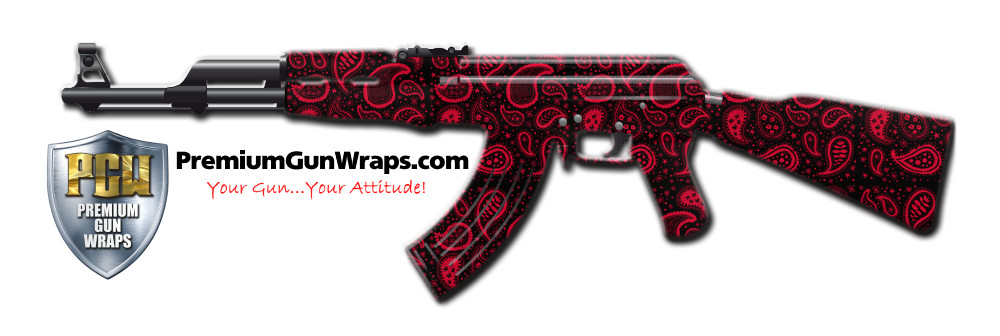 Buy Gun Wrap Paisley Blood Gun Wrap