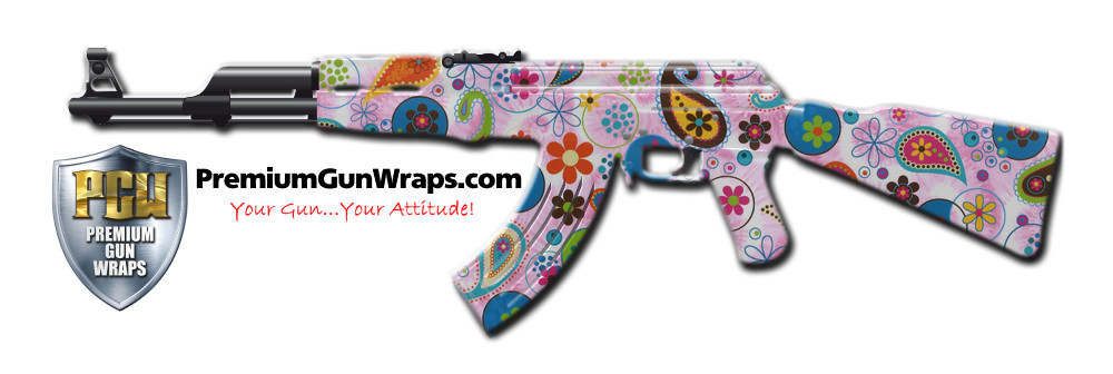 Buy Gun Wrap Paisley Bright Gun Wrap