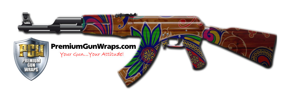Buy Gun Wrap Paisley Colorful Gun Wrap