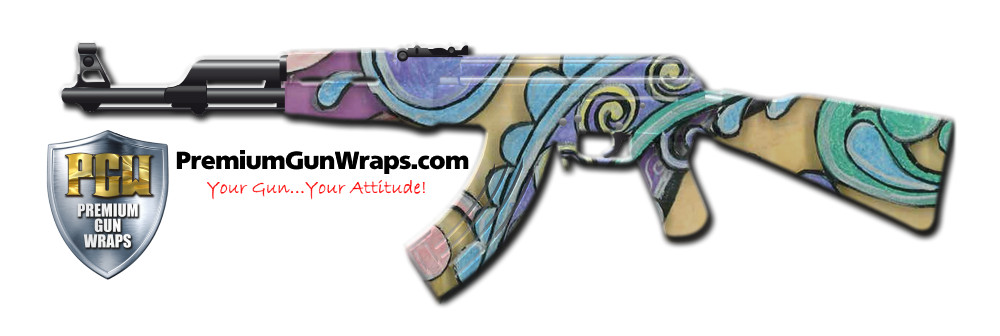 Buy Gun Wrap Paisley Painted Gun Wrap