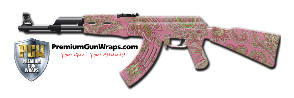 Buy Gun Wrap Paisley Pink Gun Wrap
