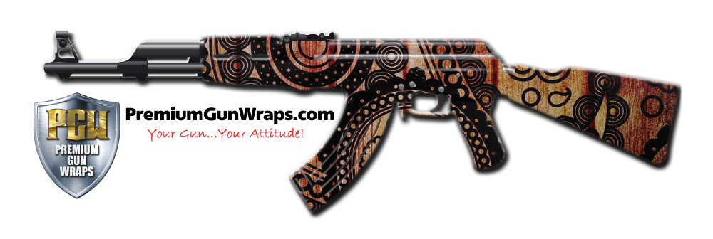 Buy Gun Wrap Paisley Wood Gun Wrap