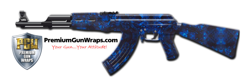Buy Gun Wrap Pearloid Blue Gun Wrap