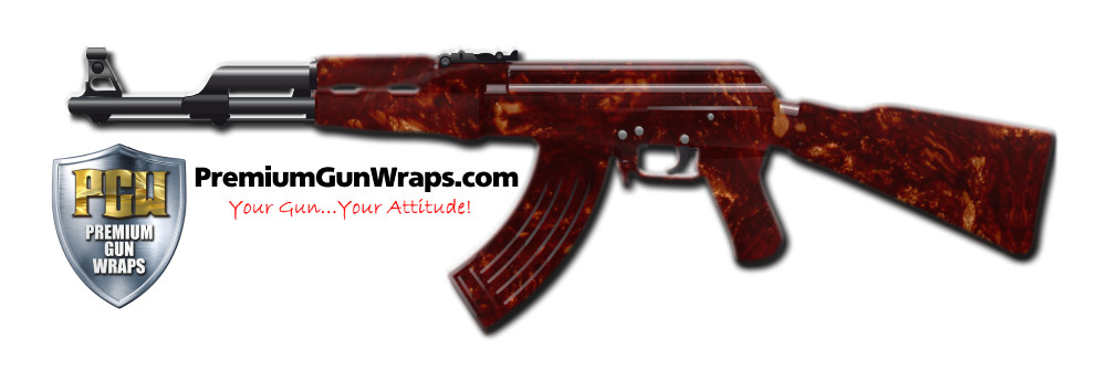 Buy Gun Wrap Pearloid Burnt Gun Wrap