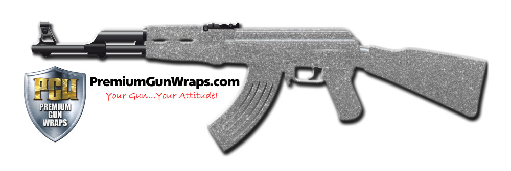 Buy Gun Wrap Pearloid Silver Sparkle Gun Wrap