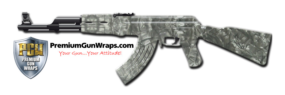 Buy Gun Wrap Pearloid Silver Gun Wrap