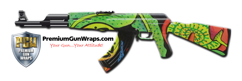 Buy Gun Wrap Psychedelic Alien Gun Wrap