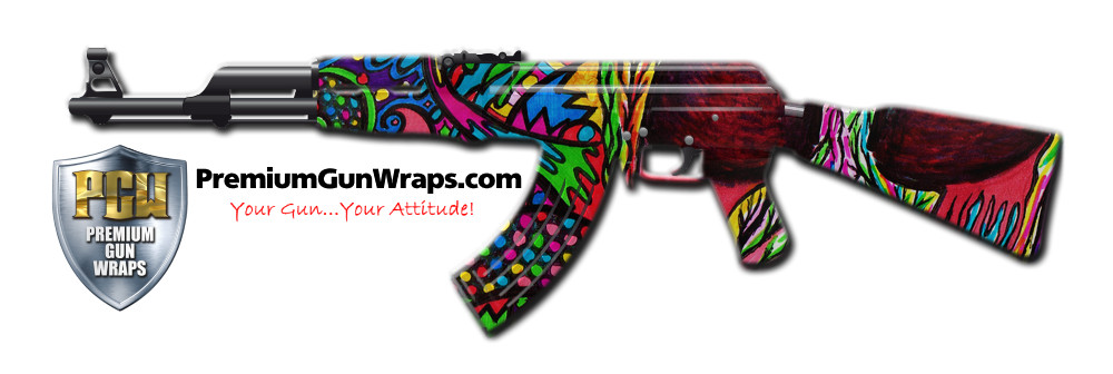Buy Gun Wrap Psychedelic Brain Gun Wrap