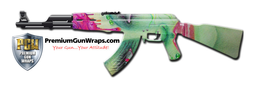 Buy Gun Wrap Psychedelic Girl Gun Wrap