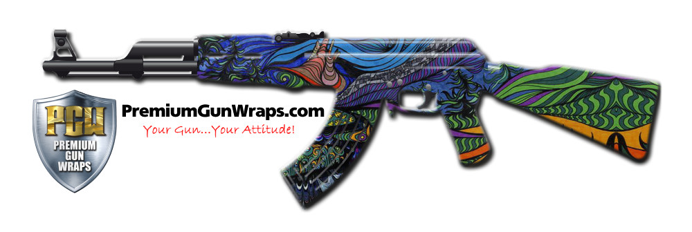 Buy Gun Wrap Psychedelic Landscape Gun Wrap