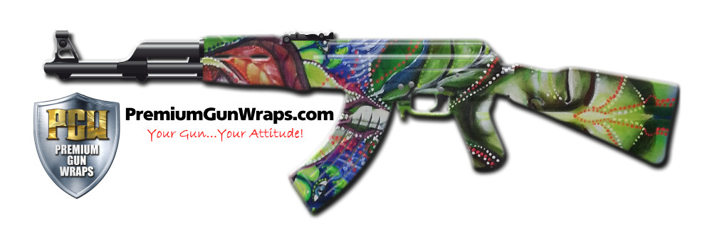 Buy Gun Wrap Psychedelic Meditate Gun Wrap