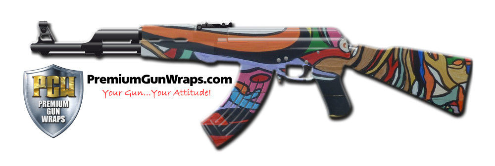 Buy Gun Wrap Psychedelic Nude Gun Wrap