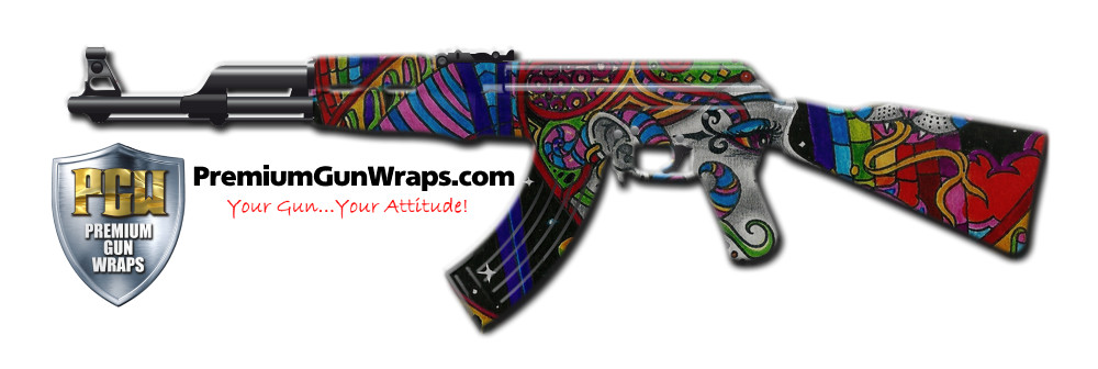 Buy Gun Wrap Psychedelic Open Left Gun Wrap