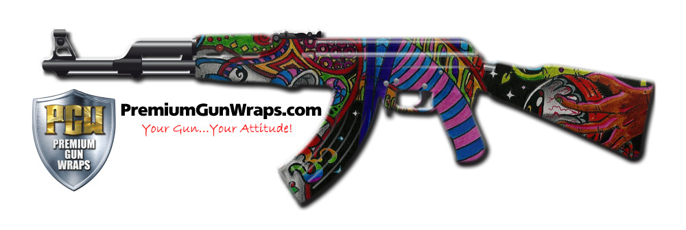 Buy Gun Wrap Psychedelic Open Gun Wrap