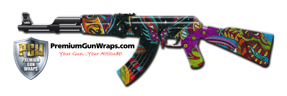 Buy Gun Wrap Psychedelic She Left Gun Wrap