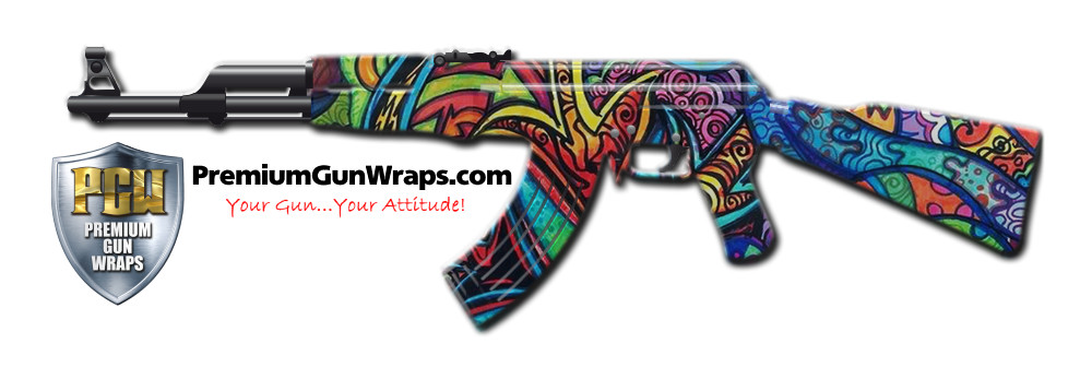 Buy Gun Wrap Psychedelic Smoke Gun Wrap