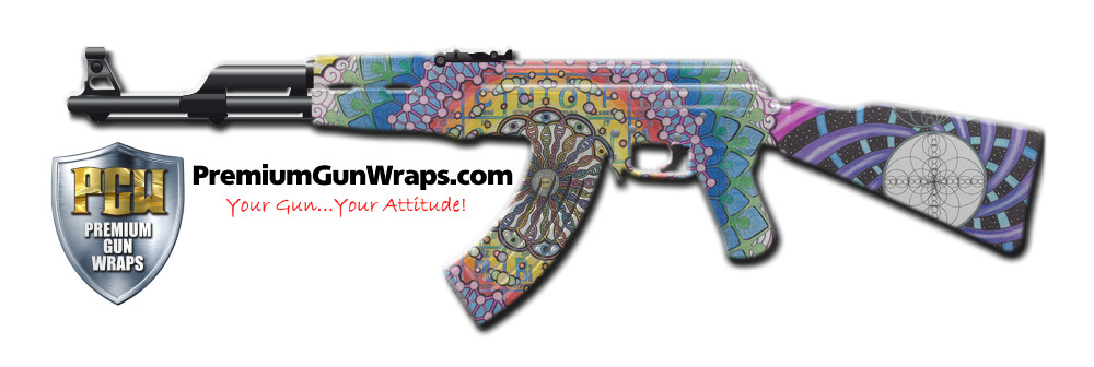 Buy Gun Wrap Psychedelic Spiral Gun Wrap