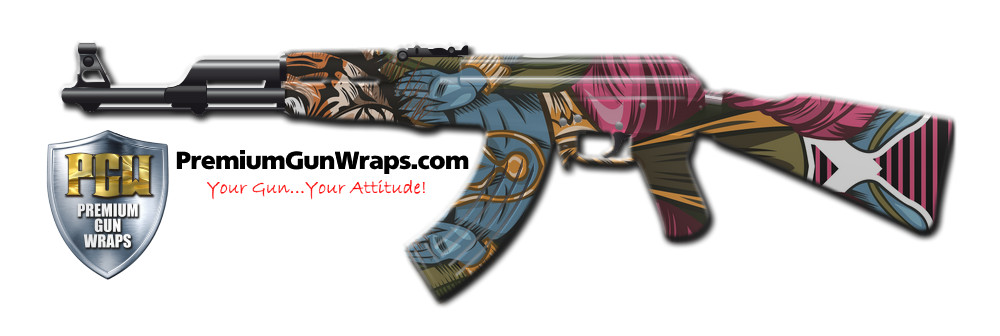Buy Gun Wrap Psychedelic Tiger Gun Wrap