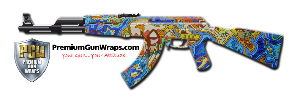 Buy Gun Wrap Psychedelic World Gun Wrap