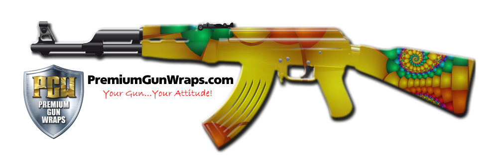 Buy Gun Wrap Trippy Eden Gun Wrap