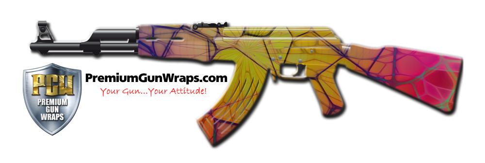 Buy Gun Wrap Trippy Fracture Gun Wrap