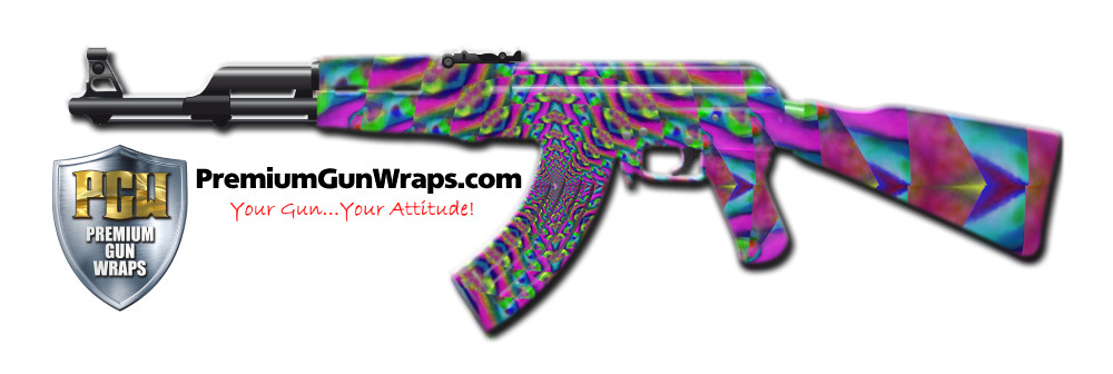Buy Gun Wrap Trippy Peacock Gun Wrap