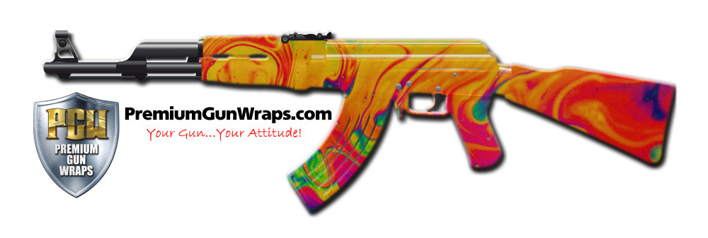 Buy Gun Wrap Trippy Smear Gun Wrap