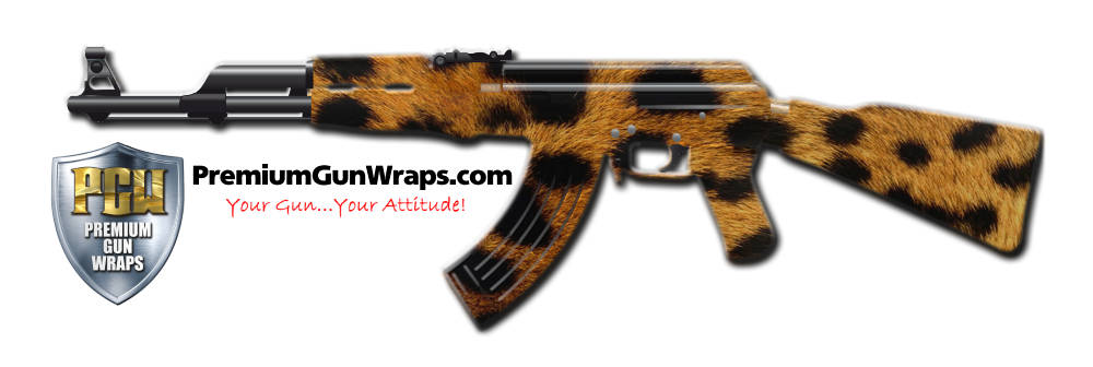 Buy Gun Wrap Skin Fur Leopard Gun Wrap