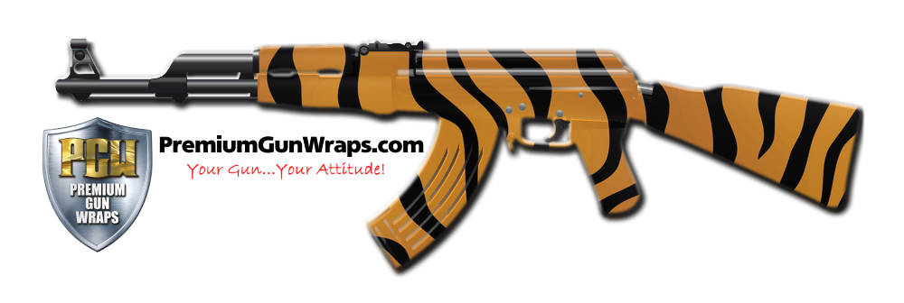 Buy Gun Wrap Skin Painted Tiger Skin Gun Wrap