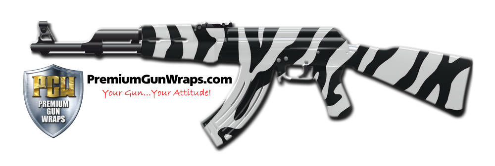 Buy Gun Wrap Skin Painted Zebra Gun Wrap