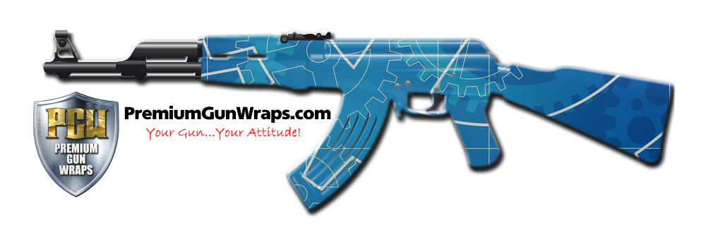 Buy Gun Wrap Steampunk Blueprint Gun Wrap